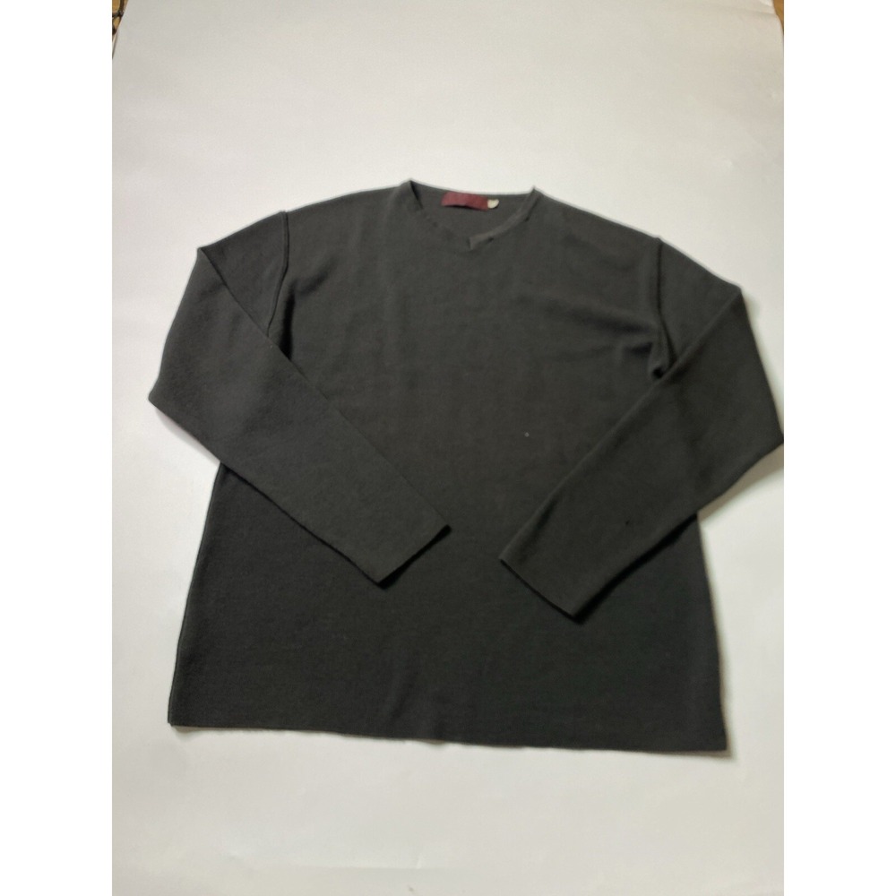 Sabato Russo Made In Italy Sweater Fine Merino Wool Mens Size L Old Money